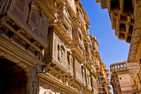 Jaisalmer - a preserved haveli along the narrow streets